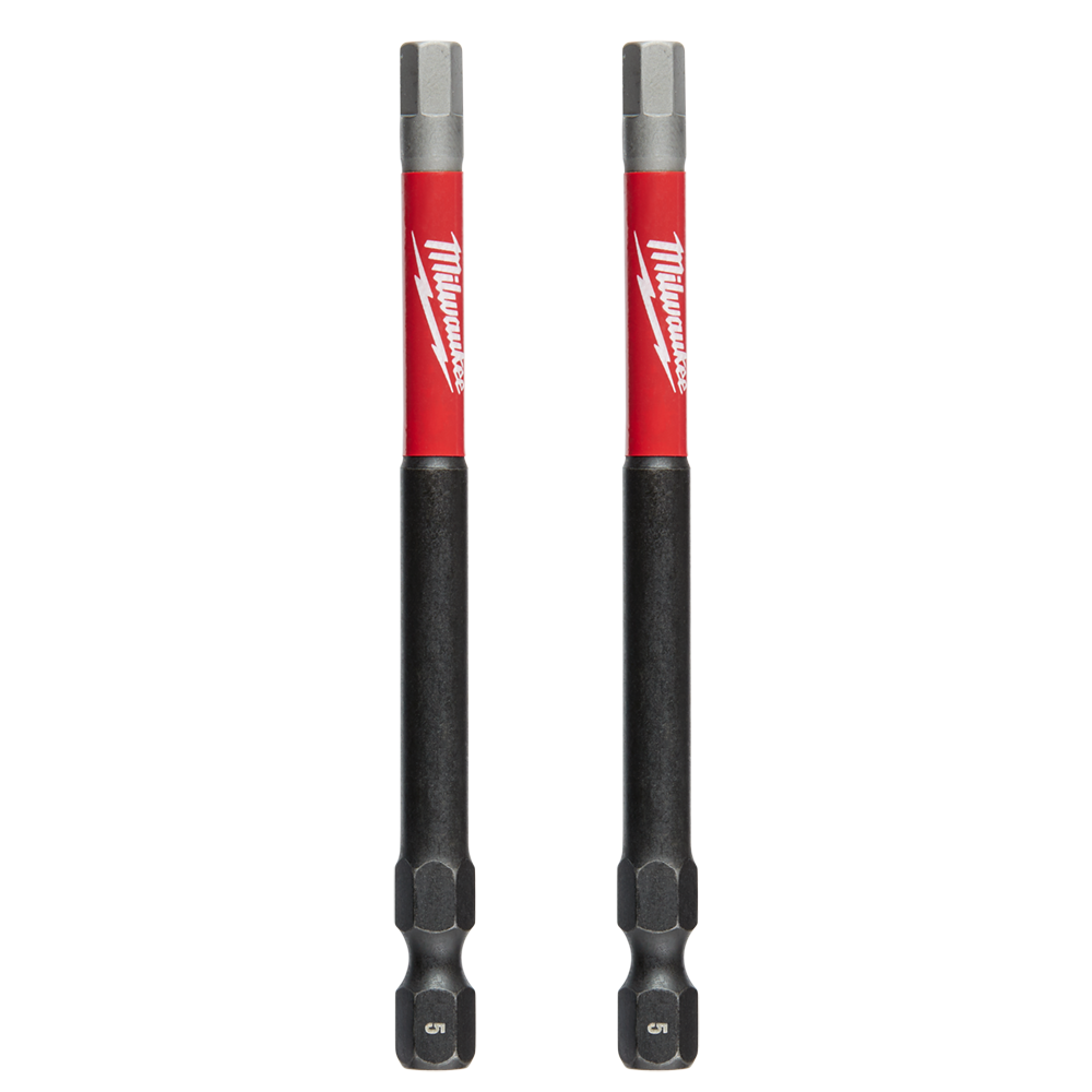 SHOCKWAVE Power Bit Hex 5mm 89mm 3/12'' 2PK 47501224 48324747