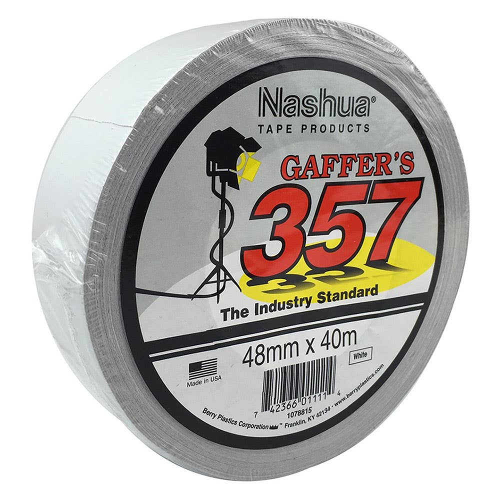 Tape Cloth Gaffer White 48mm x 40m 357 Nashua 4933003 3195