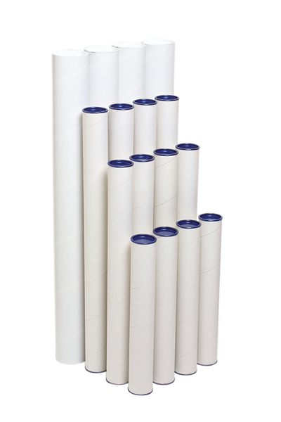 Marbig Enviro Mailing Tube 60X420mm White 38210300 841010A