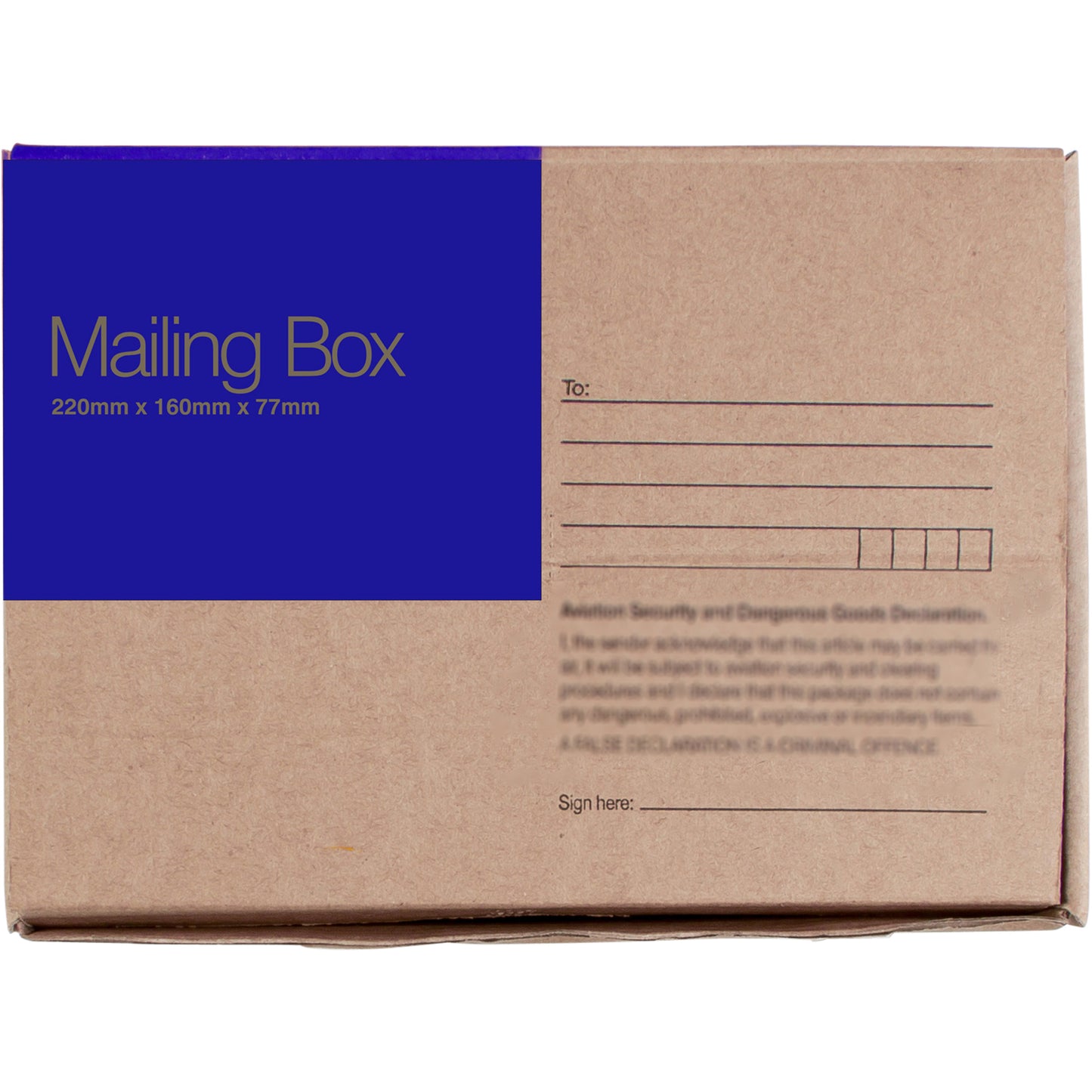 Cumberland Mailing Box 220X160X77mm Brown Pack 25_520634000_7119A