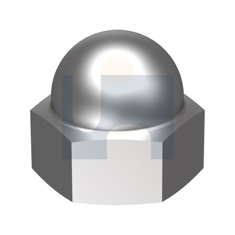 Bsw Dome (2Pc Weld) Hex Nut 304 Stainless Hec/A2 1/2'' Bsw - Pk 50_40093329_ND04WW050