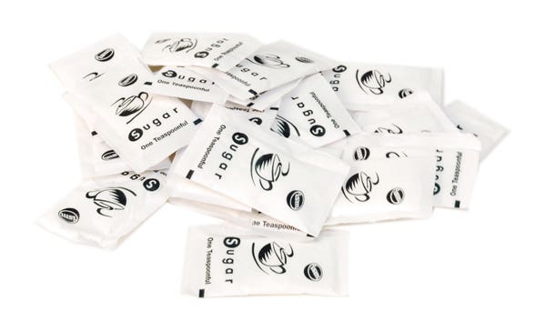 Ism Sugar Individual Serving 3G White Box 1000 87000976 307591