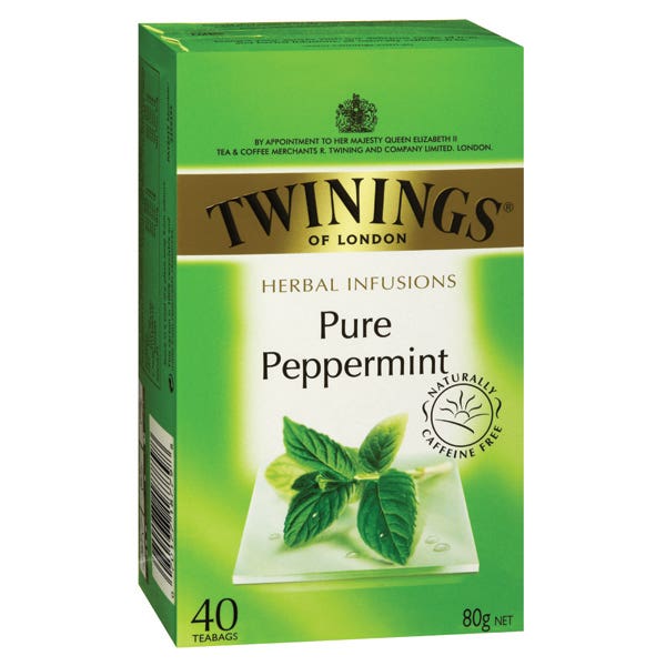 Twinings Tea Bags Pure Peppermint Pack 40 87001042 80080