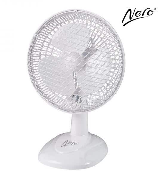 Nero Desk Fan White 15cm 530069500 749015