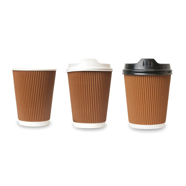 Capri Cup Paper Hot 227ml (8oz) Squat Heavyboard Brown Pk50 (2 Sleeves 25)_1032409_C-HC0633
