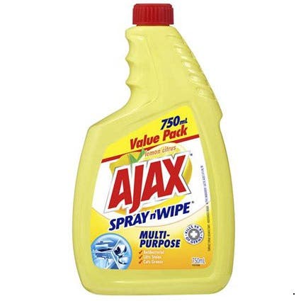 Ajax Cleaner Spray And Wipe Refill Lemon Citrus 750Ml 87000283 037434