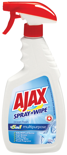 Ajax Cleaner Spray Wipe Trigger 500Ml Ocean Fresh 88000282 1224514 NLA