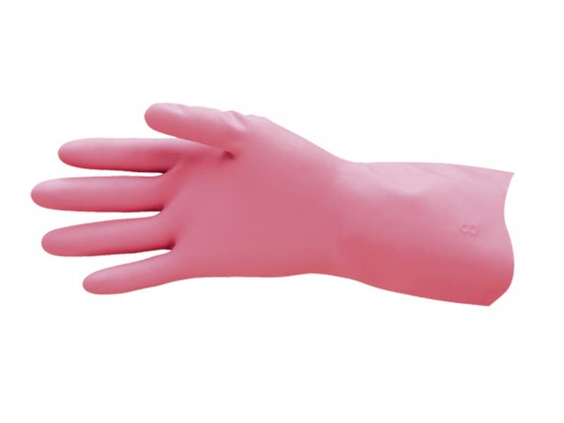 Pro-Val Tuff Pinks Silverlined Rubber Reusable Gloves Xl 530352300 41211