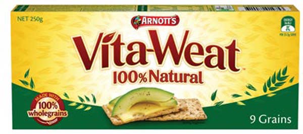 Arnotts Cracker Vita Weat 9 Grain 250g 87000151 014554