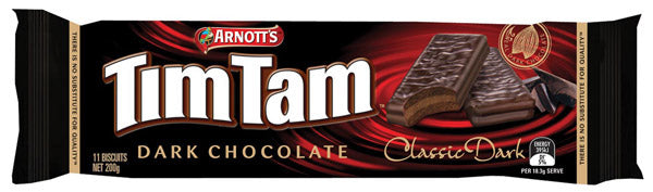 Arnotts Biscuits Chocolate Tim Tams Dark 200g_87000088_215440