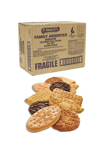 Arnotts Biscuits Family Assorted 3kg 87000099 130254