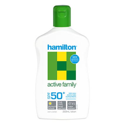 Hamilton Sunscreen Active Family Lotion SPF50+ 250ml 1038905 7224KP