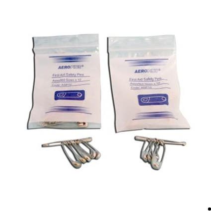 First Aiders Choice Safety Pins Assorted Aid Pack 12 530913100 37525