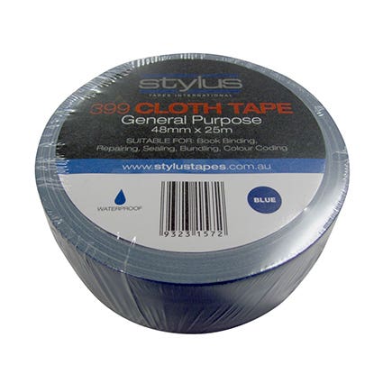 Stylus 399 Cloth Tape Waterproof 48mmx25M Blue 38977004 2880