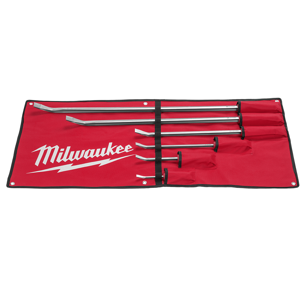Pry Bar Set 6 Piece Tri-Lobe Handle Milwaukee 575399 48229116