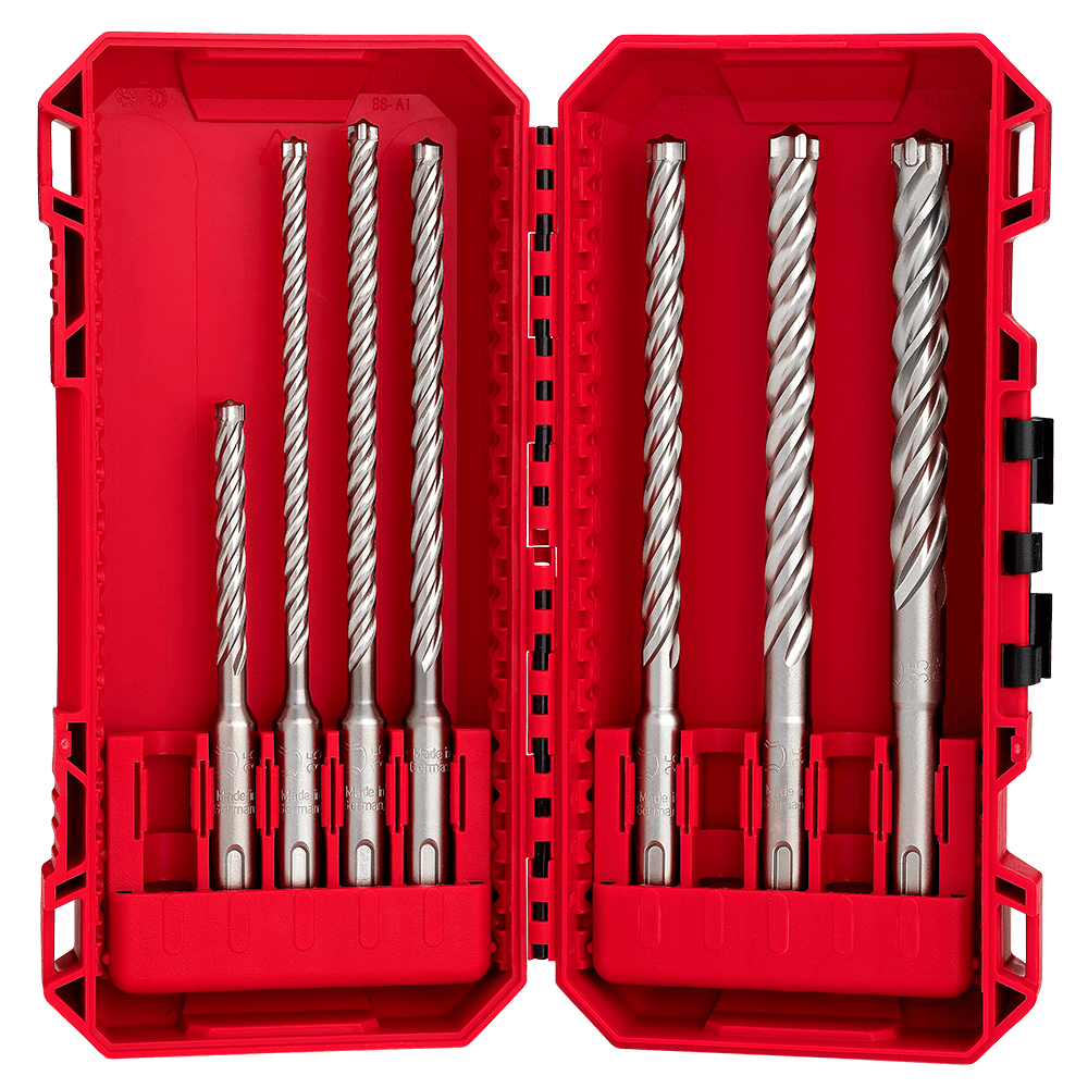 SDS PLUS MX4 4CUT DRILL BIT 7PC SET 578949 49323556