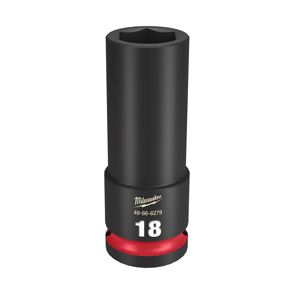Milwaukee Impact Socket 1/2 Inch Drive Deep 18mm 6 Point 595729 595729 49666279