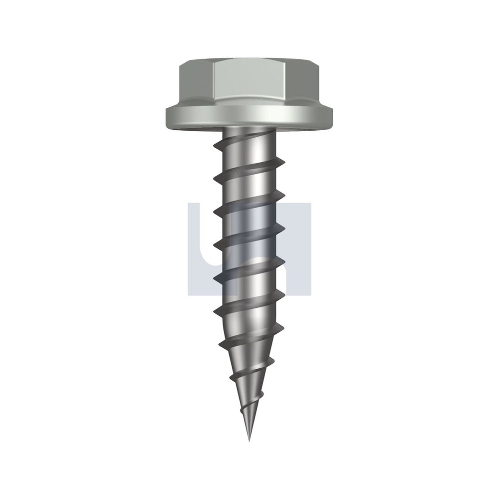 Needle Pt Sds Flg Hex Shale Grey -Cl4 #10-12 20 - Pk 1000_40095727_TSGN4FH1012020