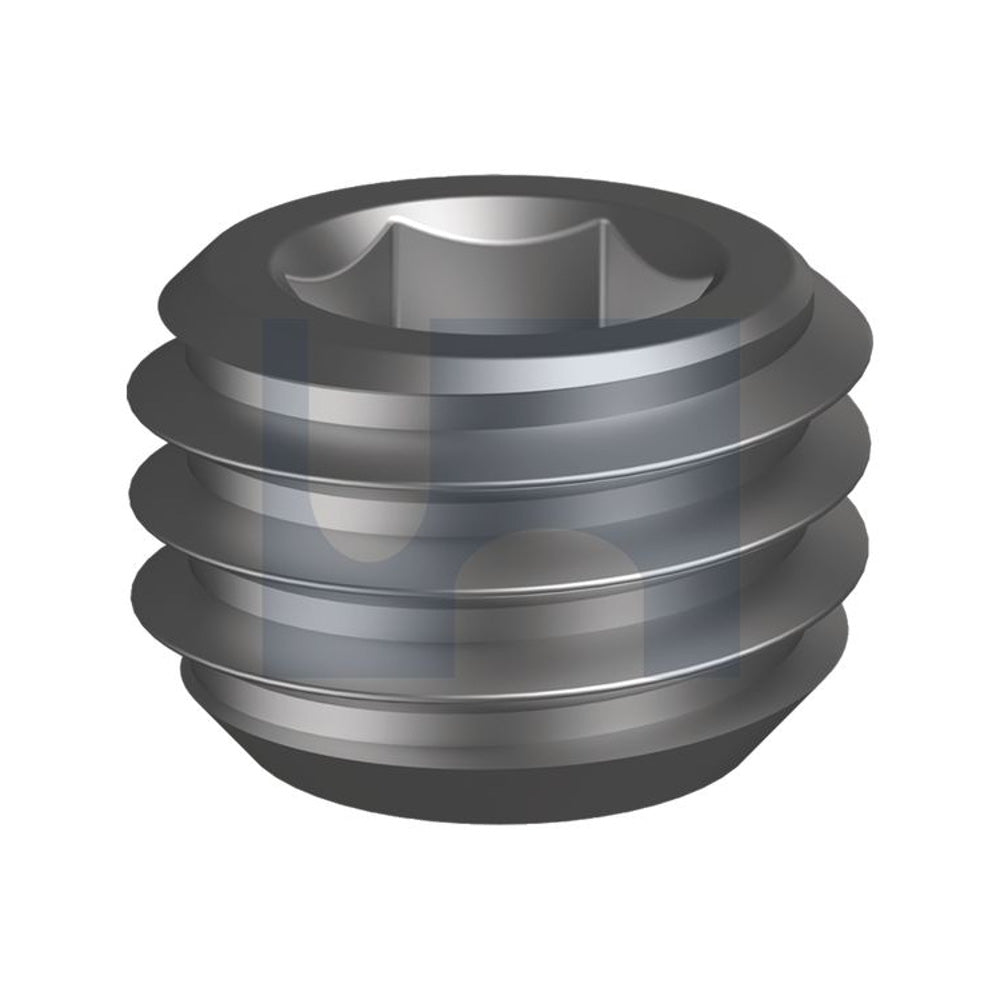 Bsp Pressure Plug Hex Plain Alloy Steel 1-1/4'' Bsp - Pk 25_40100962_PPSOPB125