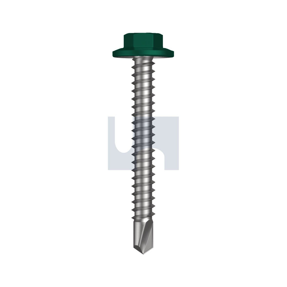 Sds Flg Hex Hd Cottage Green -Cl4 #12-14 45 - Pk 1000_40094406_TCGM4FH1214045