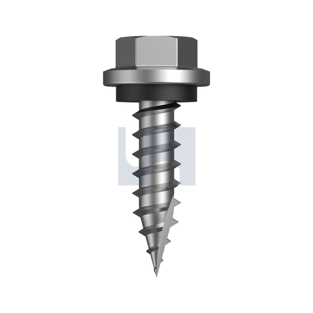 Type 17 Hex Head + Washer 316 Stainless As3566 #14-10 25 - Pk 500_40096271_FST16WSSH1410025
