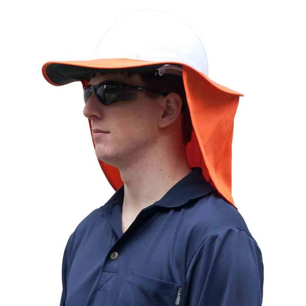 Brim Sun Hard Hat Brim N Shade Orange Uveto 60010797 BNSOR