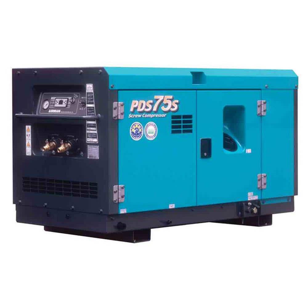 Compressor Air Diesel Portable Skid Mounted FAD Airman PDS75S-5C1 92330016 PDS75S-5C1