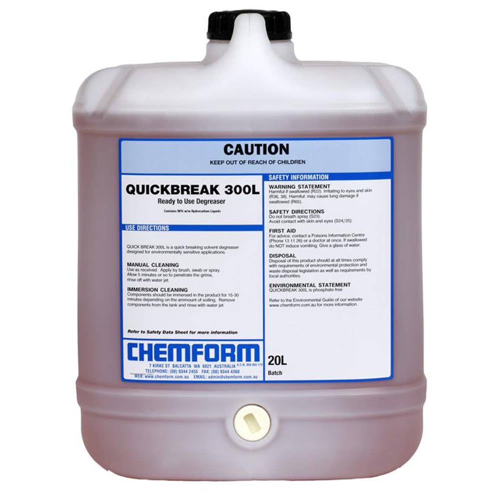 Degreaser Hydrocarbon Solvent 20L 60012116 QB300L.20