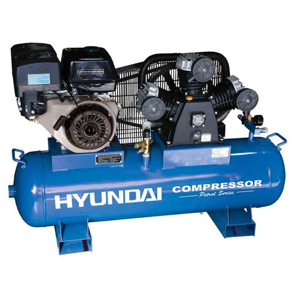 Compressor Air Petrol 11hp 124L Tank 3 Cyl Hyundai 60012918 HYLB37/124
