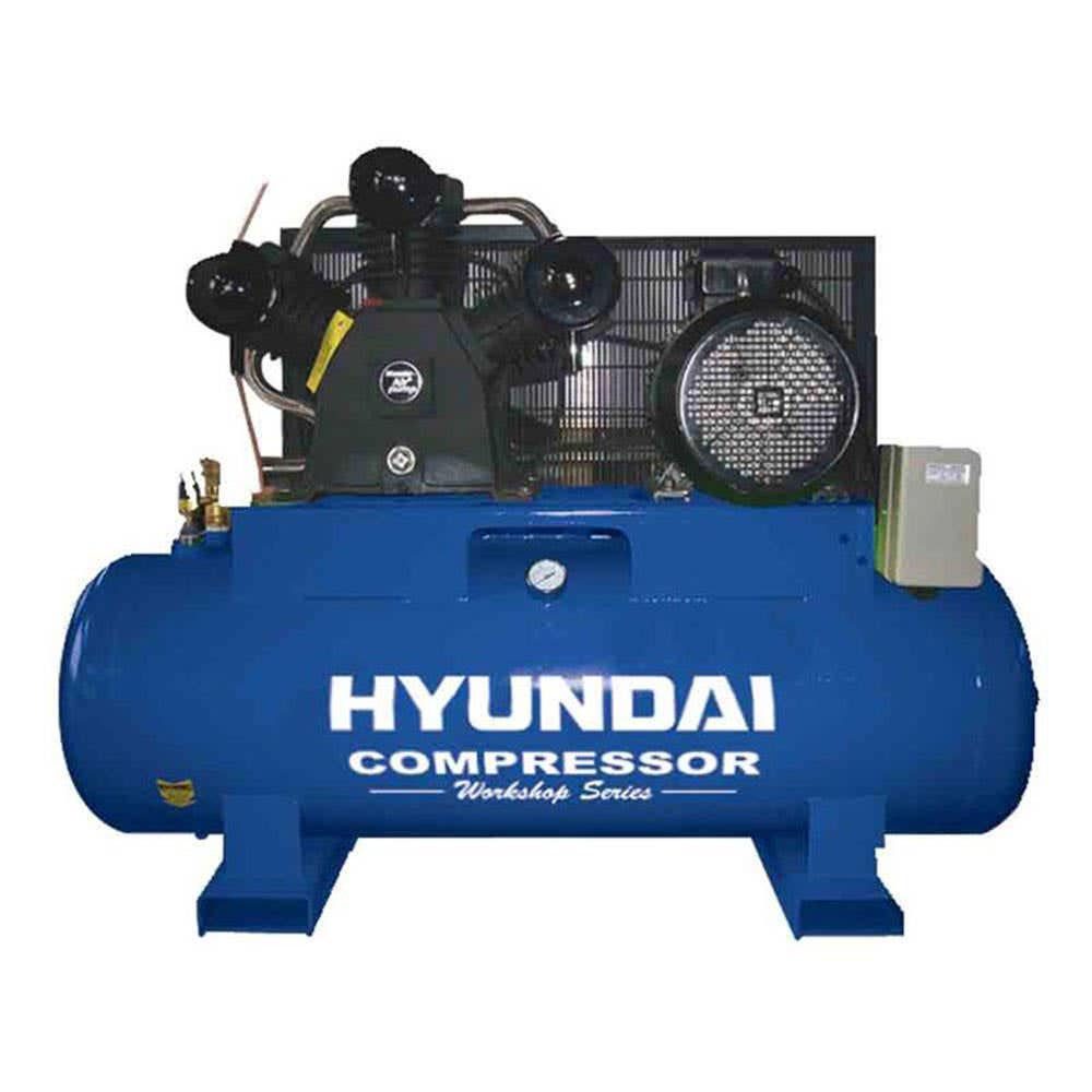Compressor Air 15hp 300L Tank Electric 3 Phase Belt Driven Hyundai 60012925 HYSB150-300H