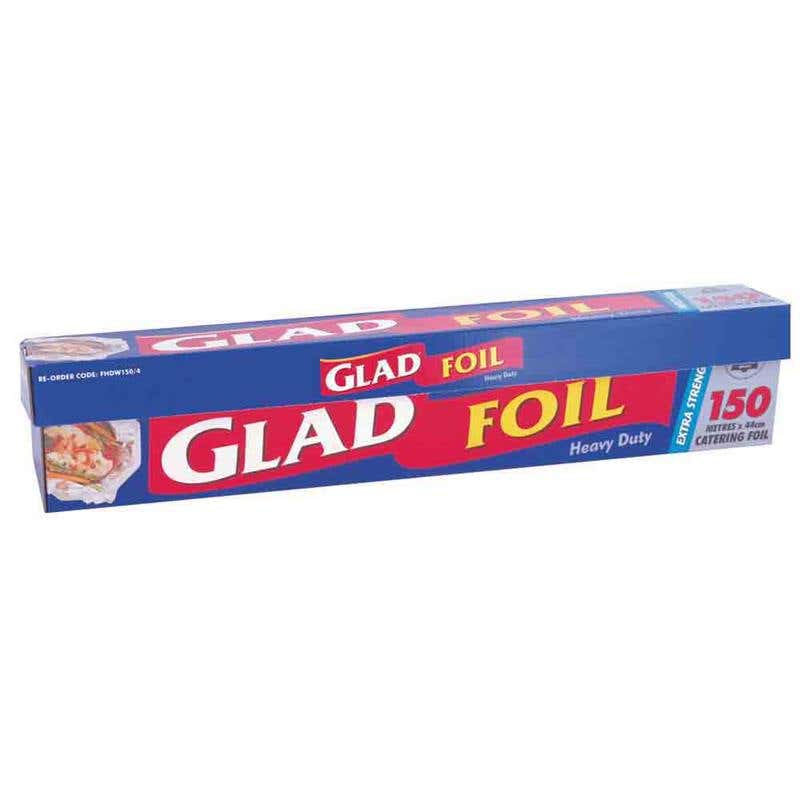 Foil Aluminium Heavy Duty 440mm x 150m Glad 60013937 FHDW150/4