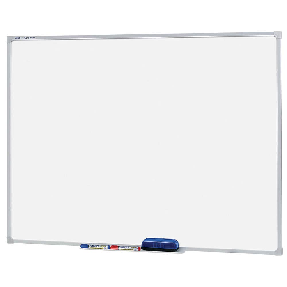 Whiteboard 900 x 600mm Commercial Magnetic 60013972 QTPWP0906A