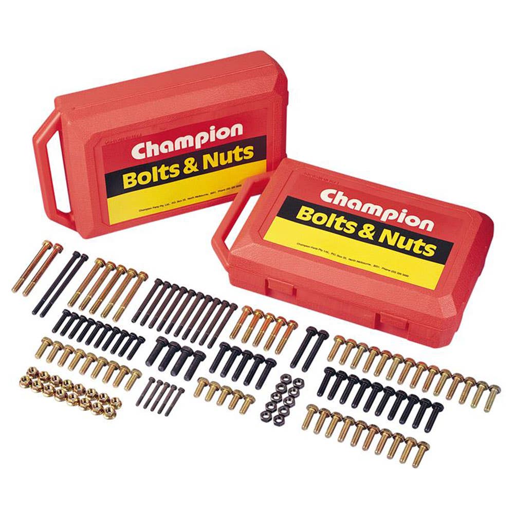 Grab Kit Bolt + Setscrew + Nut Metric High Tensile 600 Piece Champion 60014304 CFM1
