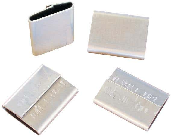 Steel Strapping Short Pusher Seals PNSC 16mm 1,000 Pk 60015603 40560
