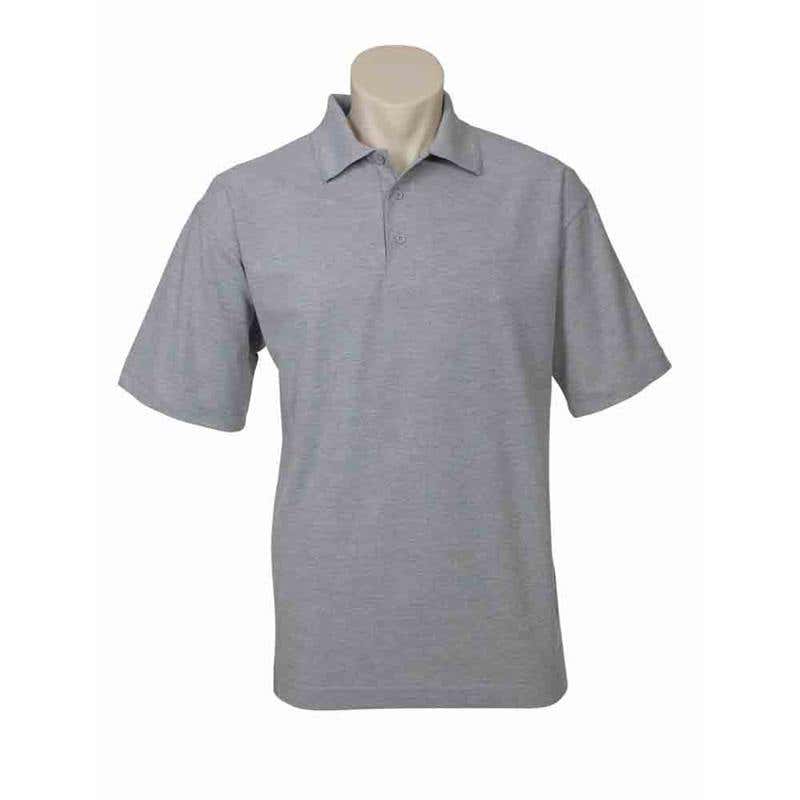Shirt Polo Short Sleeve Poly/Cotton Pique Knit 210gsm Grey Marle 2XL Biz 60015749 P800-GRYMAR-2XL