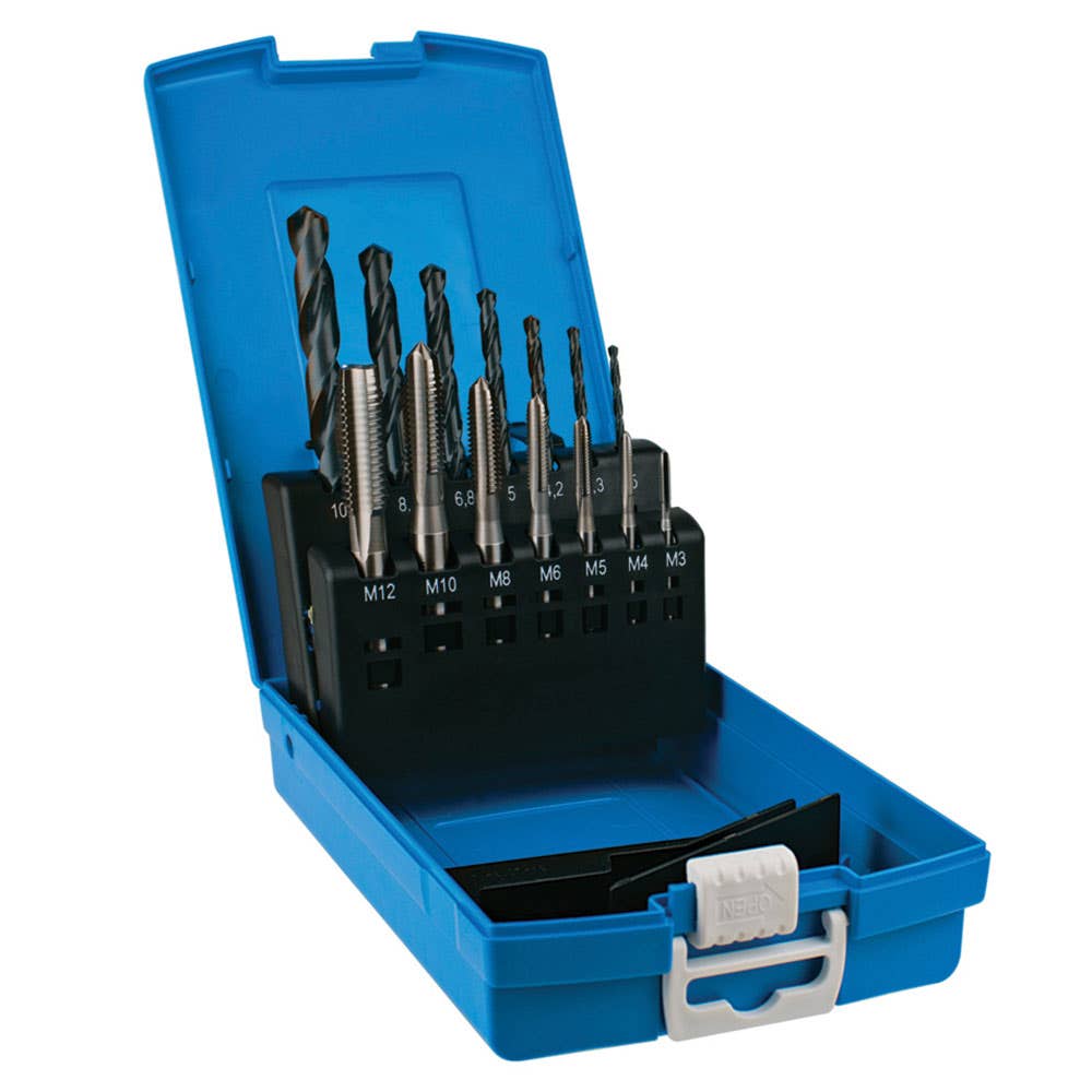 Tap + Drill Set HSS 14 Piece M3-M12 Sutton 60017115 T3850014