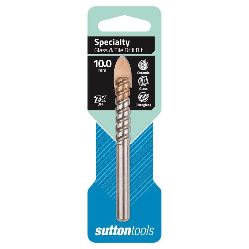 Bit Drill Glass + Tile Tungsten Carbide 10mm Sutton 60017261 D6041000