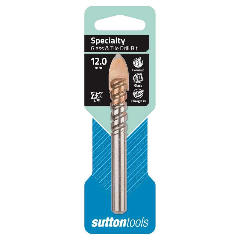 Bit Drill Glass + Tile Tungsten Carbide 12mm Sutton 60017262 D6041200