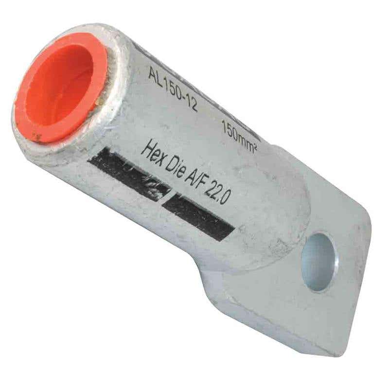 Lug Conductor Aluminium 11.5mm Dia 73mm 70mm2 12mm Cabac 60018384 AL70-12