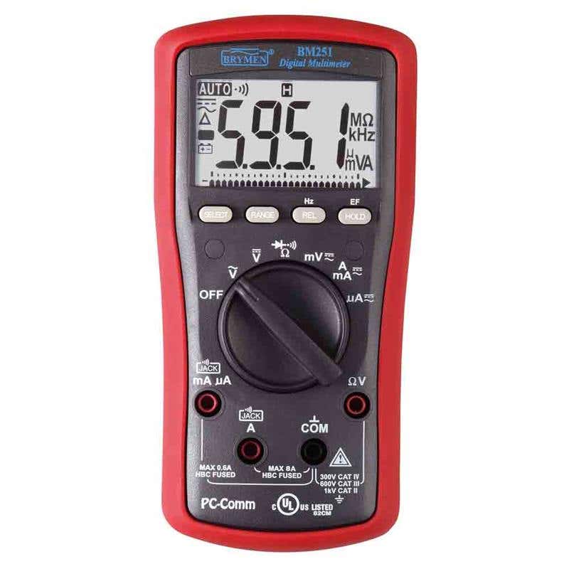 Multimeter Digital General Purpose Bm251 Cabac 60018691 Bm251
