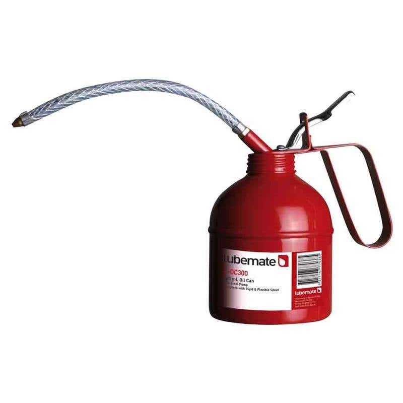 Oil Can Lever Handle Flexible Spout 300ml L-OC300 Lubemate 60019123 L-OC300
