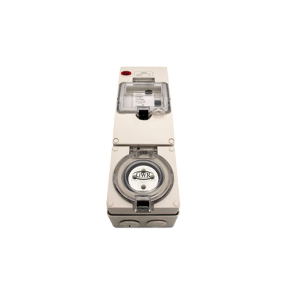 Powerpoint 10A 500V 4 Round Pin RCD Protected IP66 60019981 CO3P410RCD