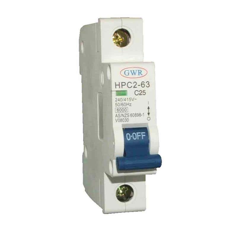 Breaker Circuit Single Pole 10A Uniquip 60020034 MCB6-110