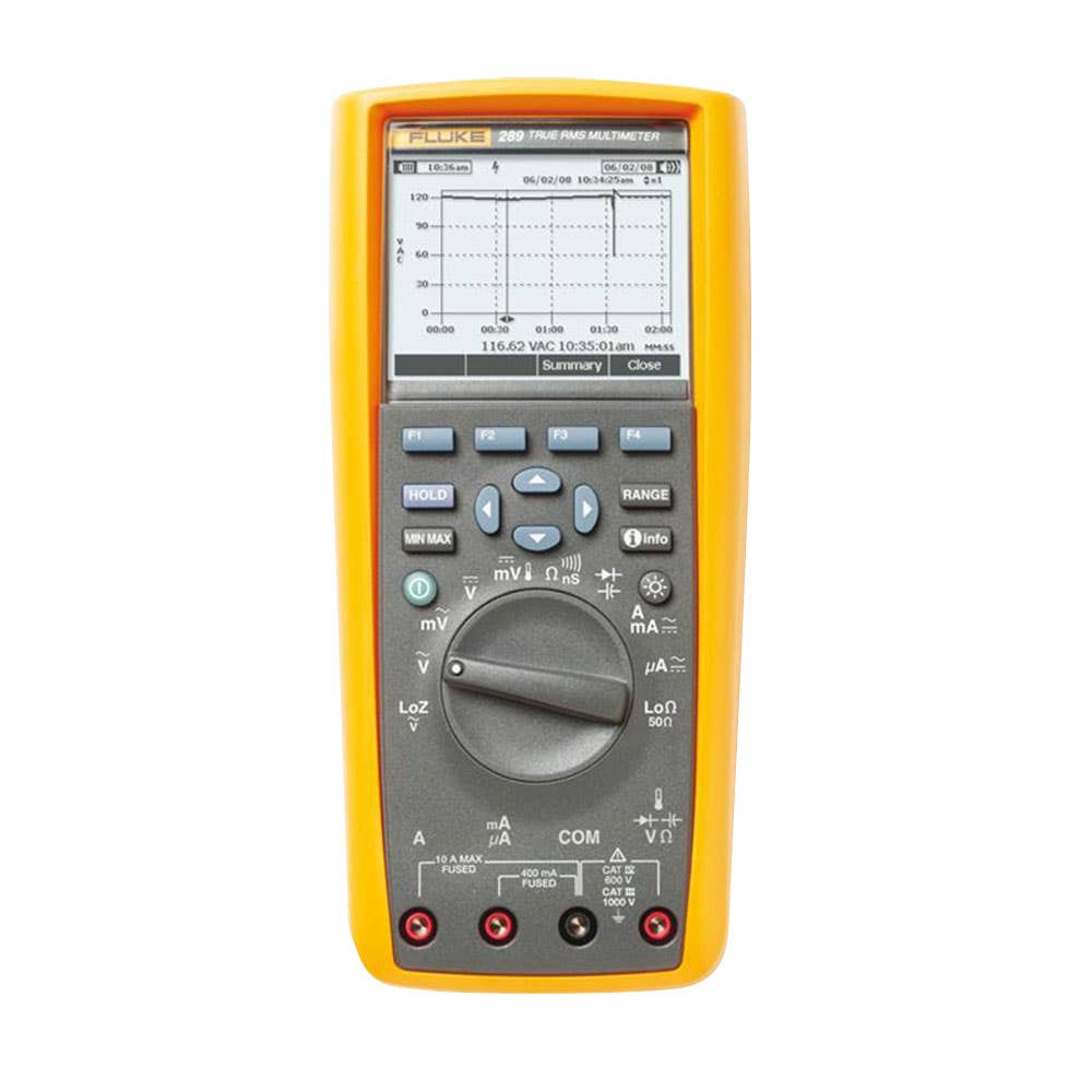 Multimeter Digital 1000V True RMS Industrial Logging TrendCapture Fluke 60020062 FLU289