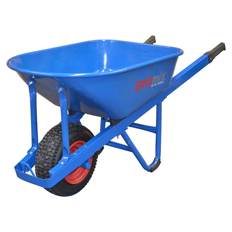 Wheelbarrow Steel Tray 99L Blue Contractors HD Easymix 60020382 W900S-HSBWAS