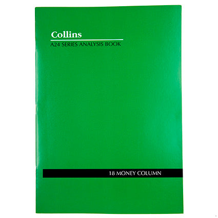 Collins Account Book A24 Series A4 24 Leaf Fient 18 Money Column_34176100_10218