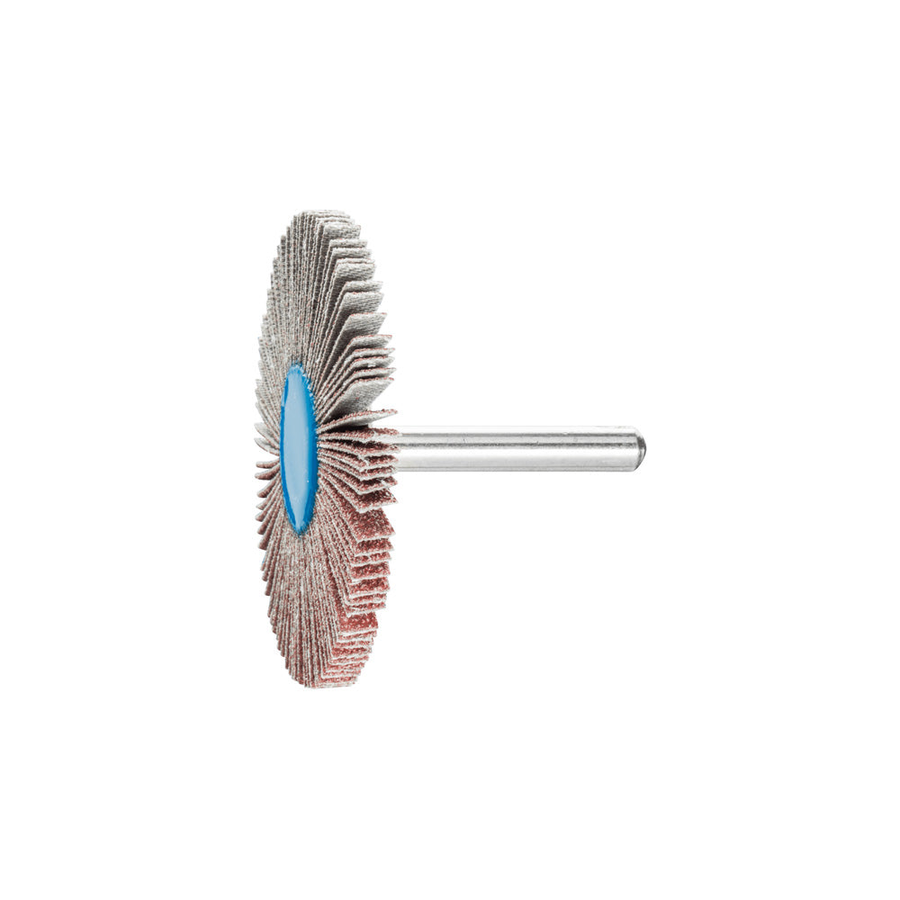Alum oxide mounted flap wheel F 60x5 mm shank 6 mm A60 fine grind/finishin_40108282_44419066