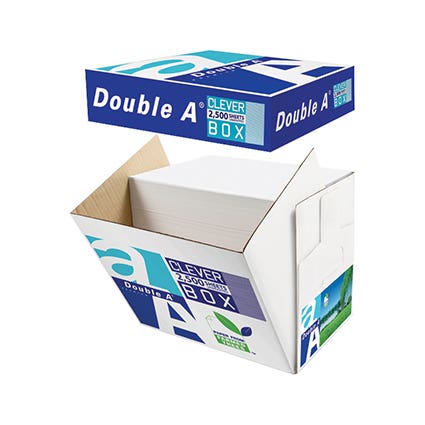 Double A Copy Paper A4 80Gsm White Pack 2500 625015110 DOUBLEA42500