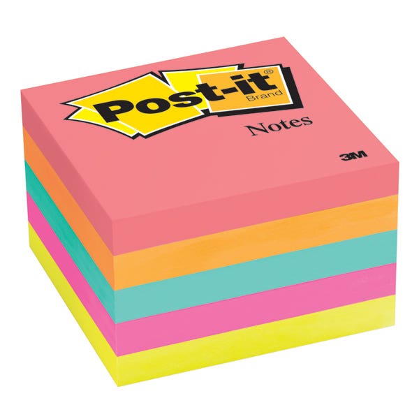 Post-It Notes 654-5Pk Notes 76X76mm Cape Town Collection Assorted Pack 500 14189400 89343