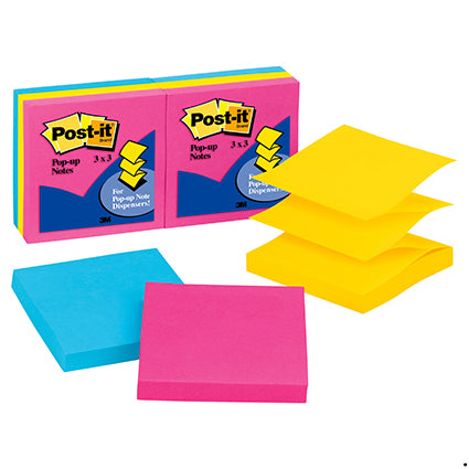 Post-It Notes R330-AN Pop Up 76x76mm Capetown Assorted Pack 6_16193500_PI70005248599